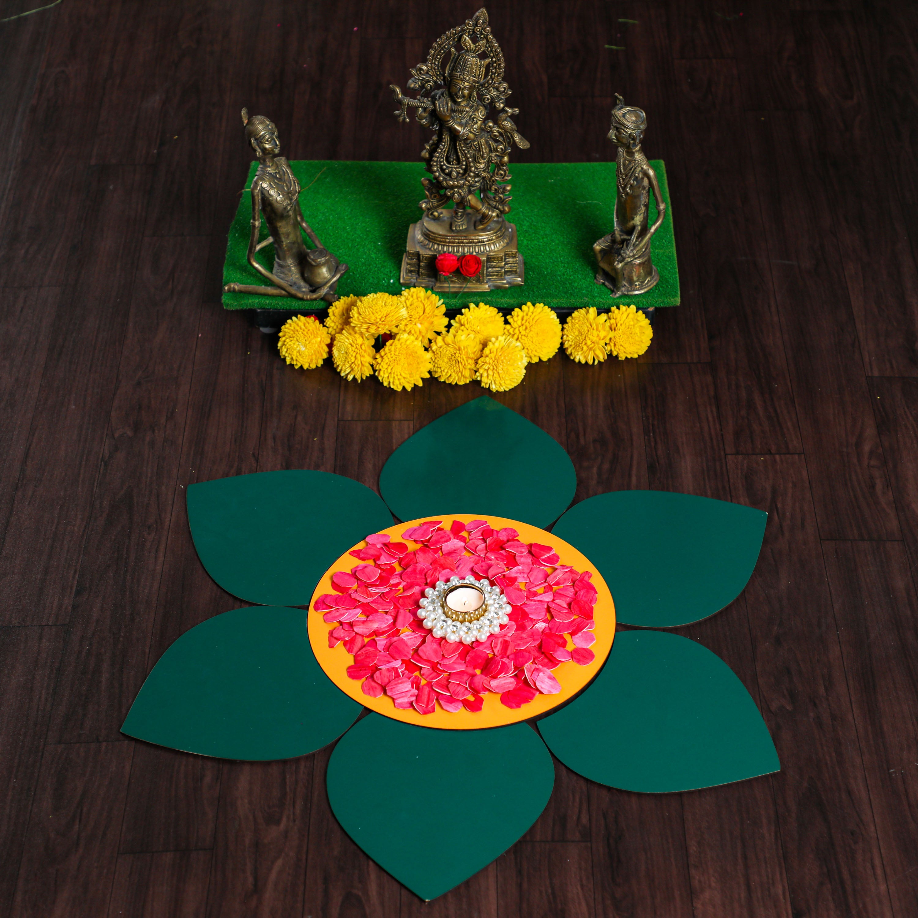 Indian Traditional Pooja Room Decor